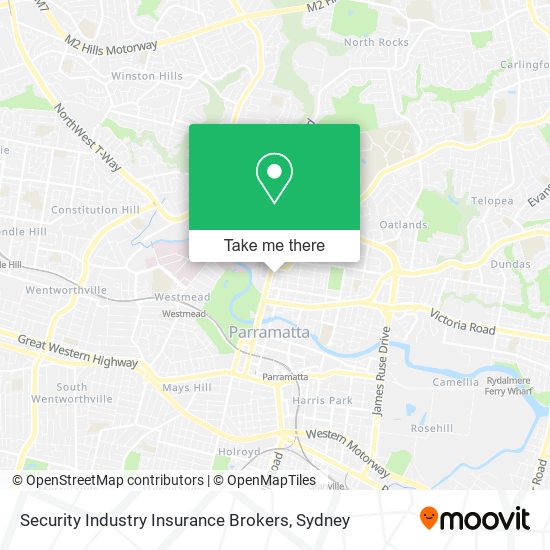 Security Industry Insurance Brokers map