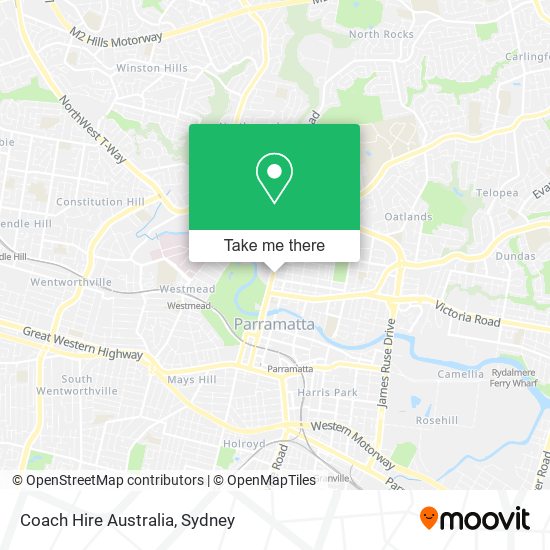 Coach Hire Australia map