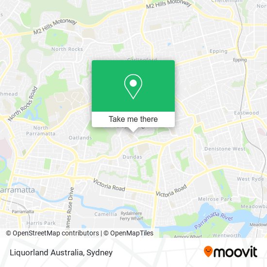 Mapa Liquorland Australia