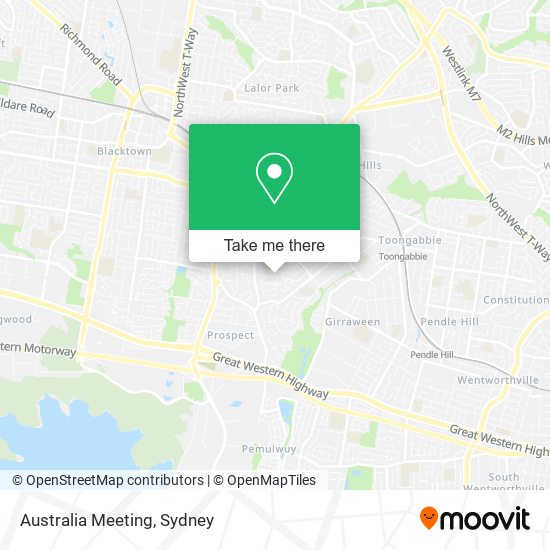 Mapa Australia Meeting