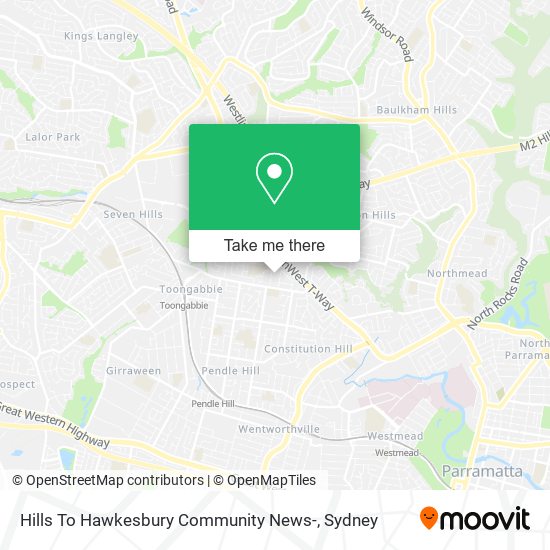 Mapa Hills To Hawkesbury Community News-