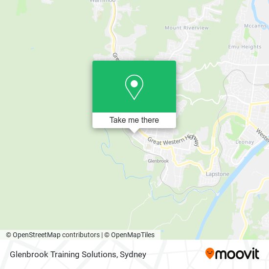 Glenbrook Training Solutions map