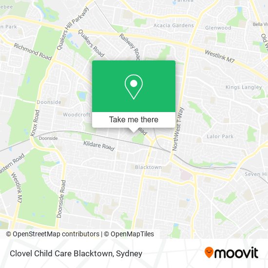 Clovel Child Care Blacktown map