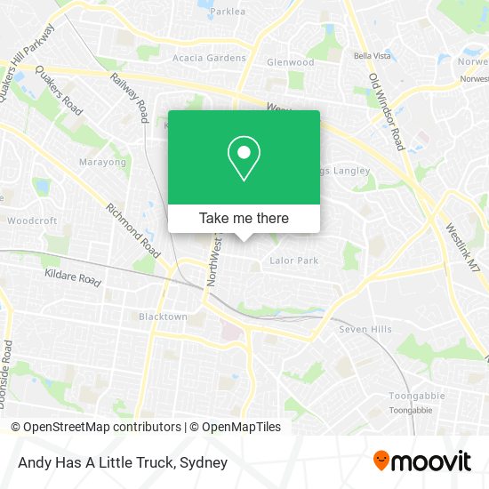 Mapa Andy Has A Little Truck
