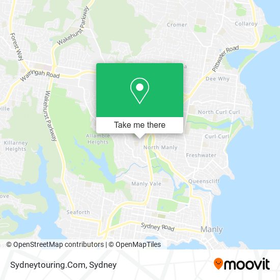 Sydneytouring.Com map