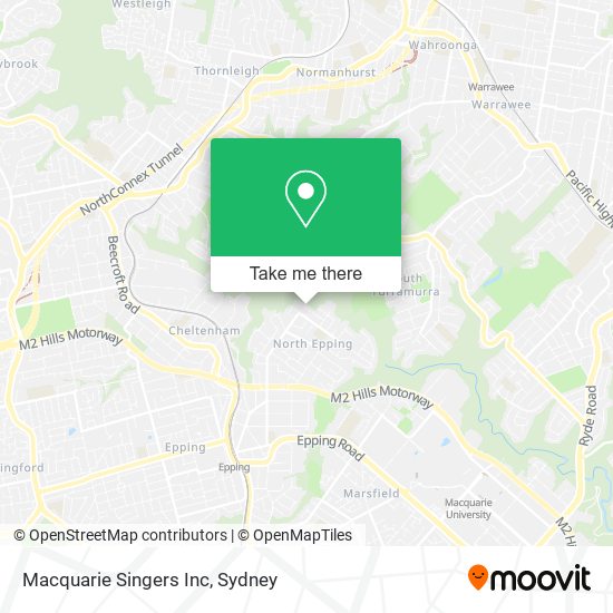 Macquarie Singers Inc map