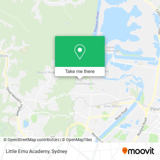 Little Emu Academy map