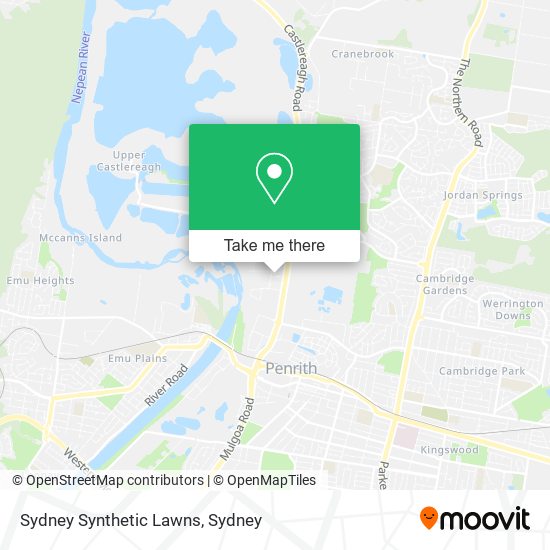 Sydney Synthetic Lawns map