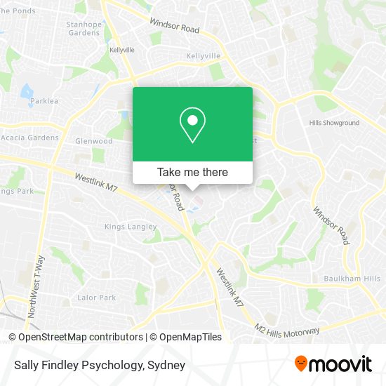 Sally Findley Psychology map