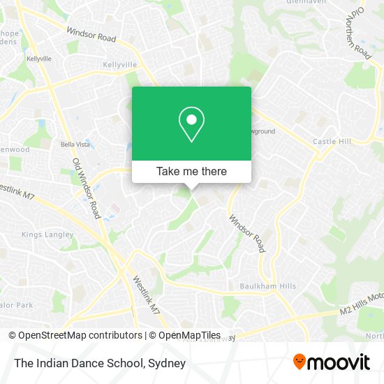 The Indian Dance School map