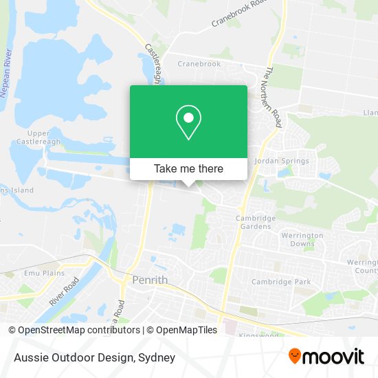 Aussie Outdoor Design map