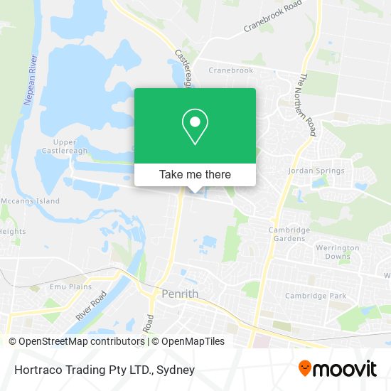 Hortraco Trading Pty LTD. map