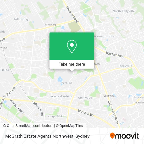 McGrath Estate Agents Northwest map