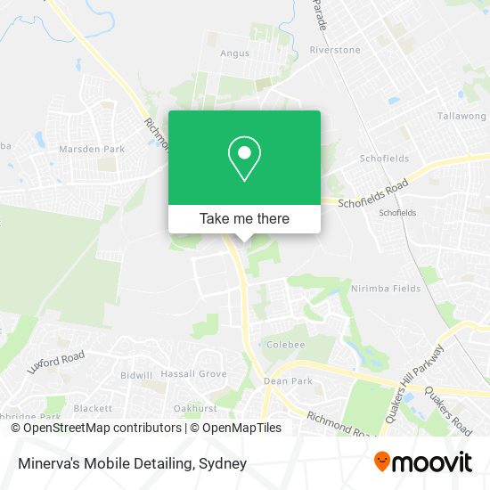 Minerva's Mobile Detailing map