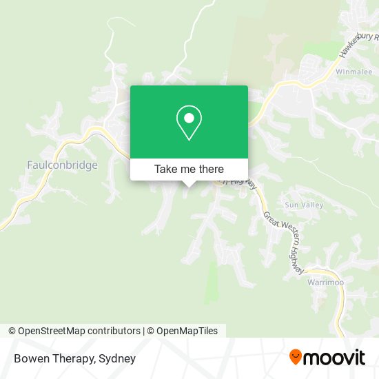 Bowen Therapy map