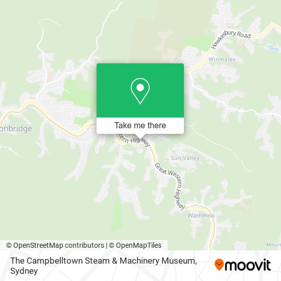 The Campbelltown Steam & Machinery Museum map