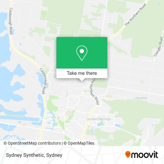 Mapa Sydney Synthetic