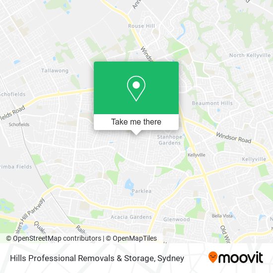 Mapa Hills Professional Removals & Storage