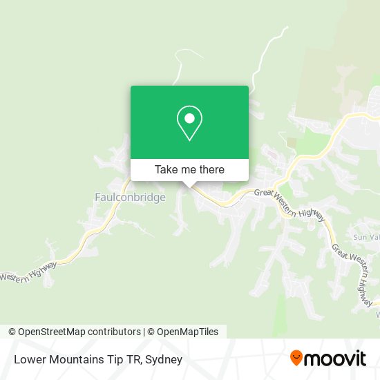Lower Mountains Tip TR map