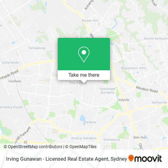 Irving Gunawan - Licensed Real Estate Agent map