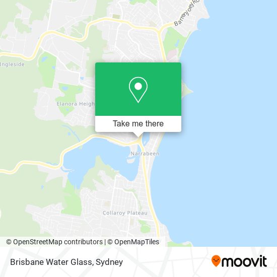 Brisbane Water Glass map