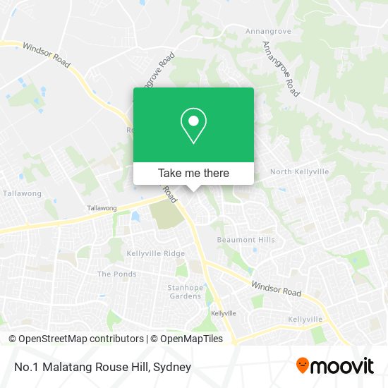 No.1 Malatang Rouse Hill map