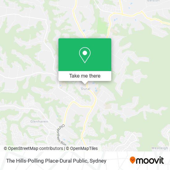 The Hills-Polling Place-Dural Public map