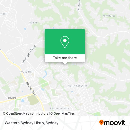 Western Sydney Histo map