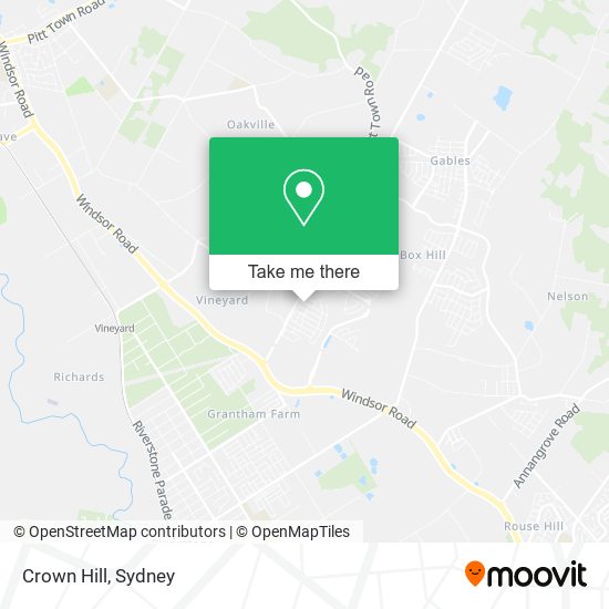 Crown Hill map