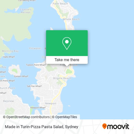 Made in Turin-Pizza Pasta Salad map