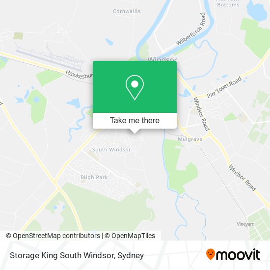 Mapa Storage King South Windsor