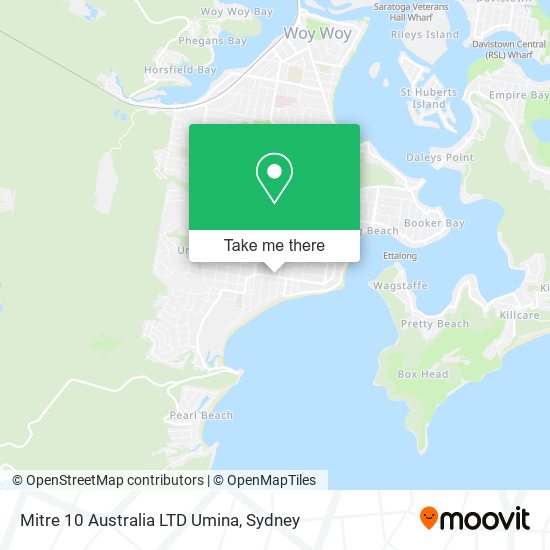 Mitre 10 Australia LTD Umina map
