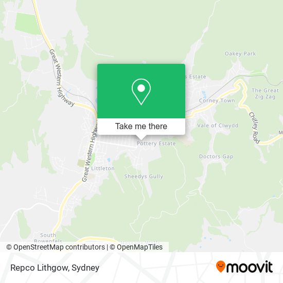 Repco Lithgow map