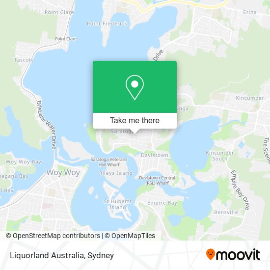 Liquorland Australia map