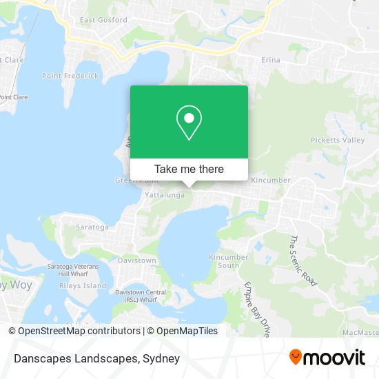 Danscapes Landscapes map