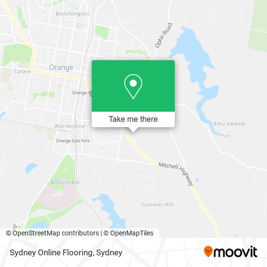 Sydney Online Flooring map