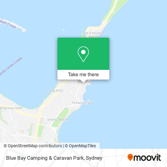 Blue Bay Camping & Caravan Park map