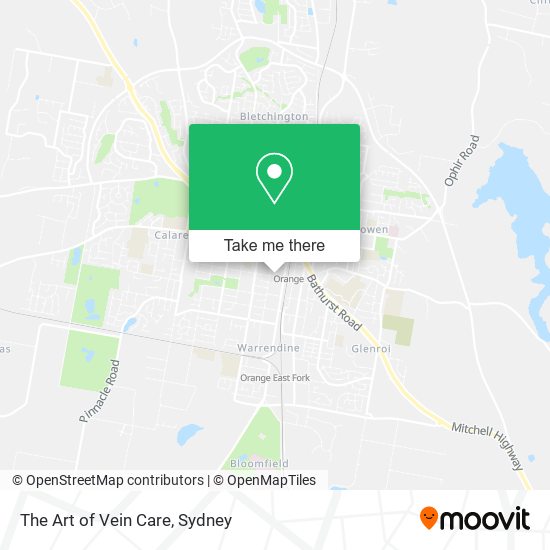 The Art of Vein Care map