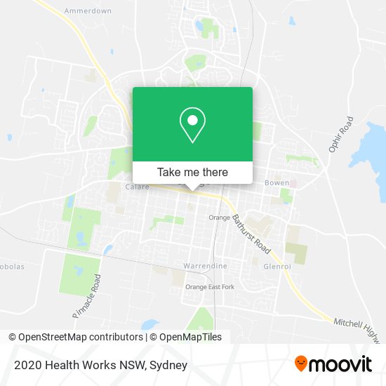 2020 Health Works NSW map