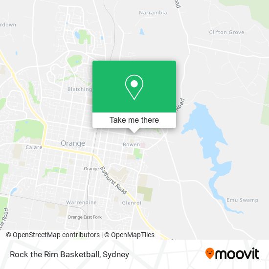Mapa Rock the Rim Basketball