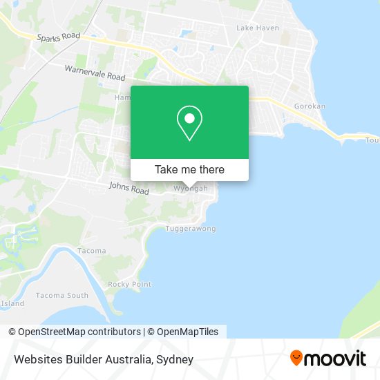 Websites Builder Australia map