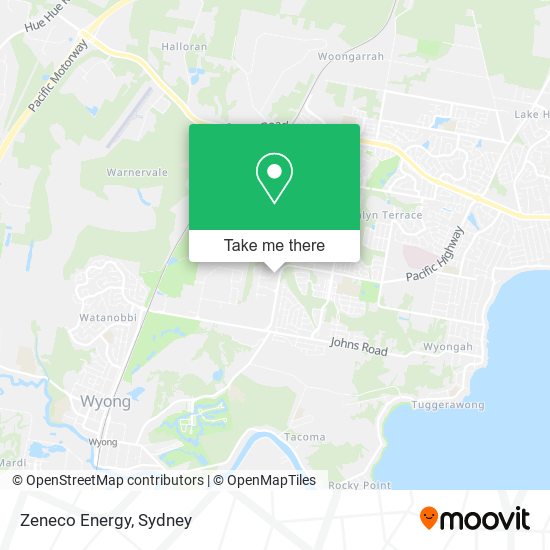 Zeneco Energy map