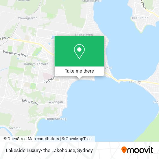 Lakeside Luxury- the Lakehouse map