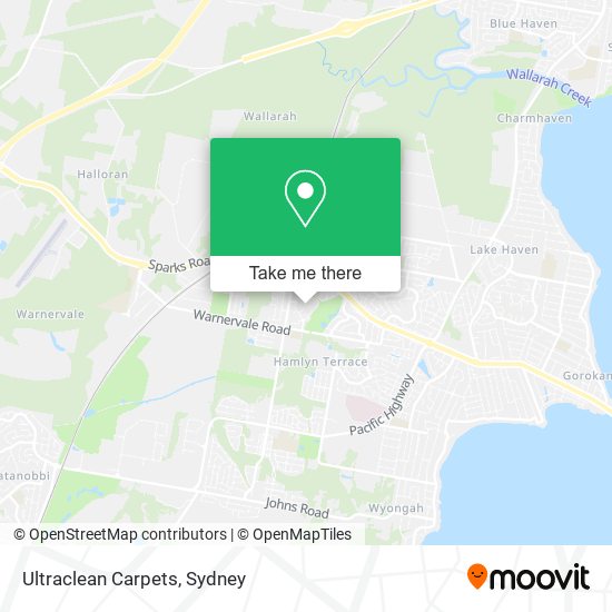 Ultraclean Carpets map