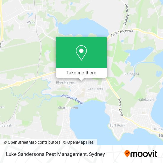 Luke Sandersons Pest Management map