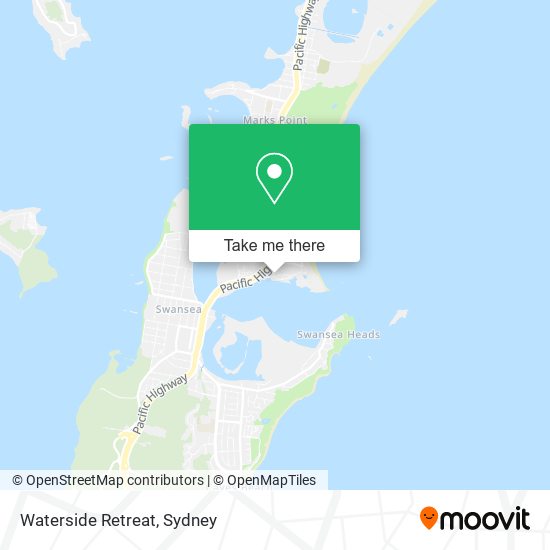 Waterside Retreat map