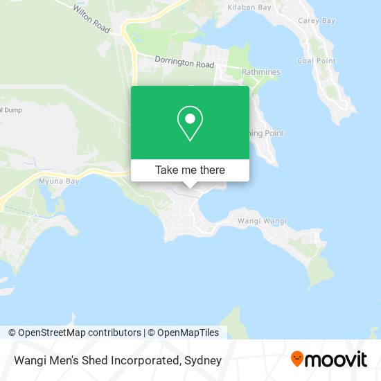 Wangi Men's Shed Incorporated map