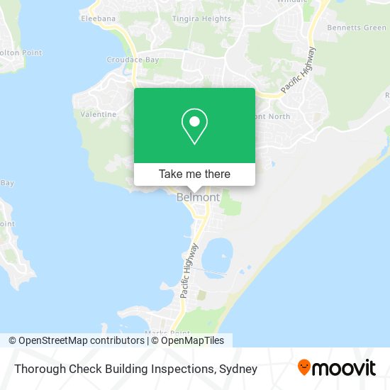 Thorough Check Building Inspections map