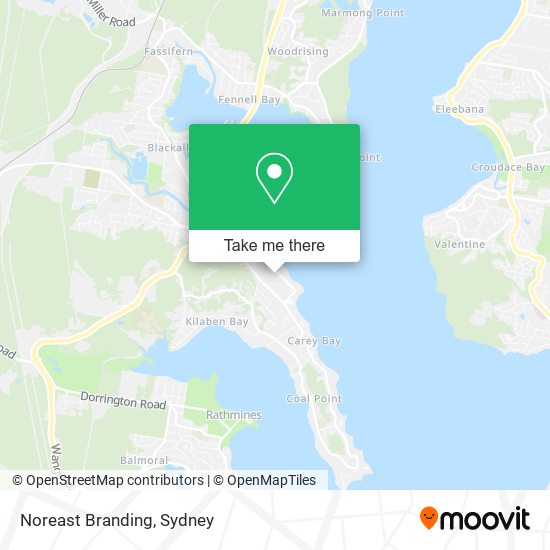 Noreast Branding map