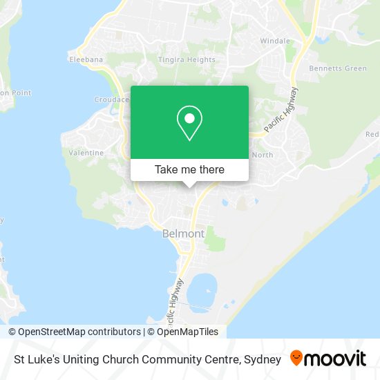 St Luke's Uniting Church Community Centre map